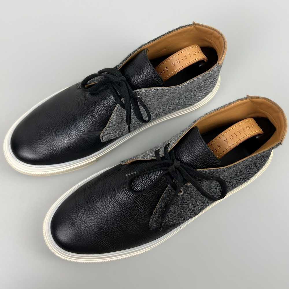 Louis Vuitton Desert boot sneaker leather wool 9.… - image 5