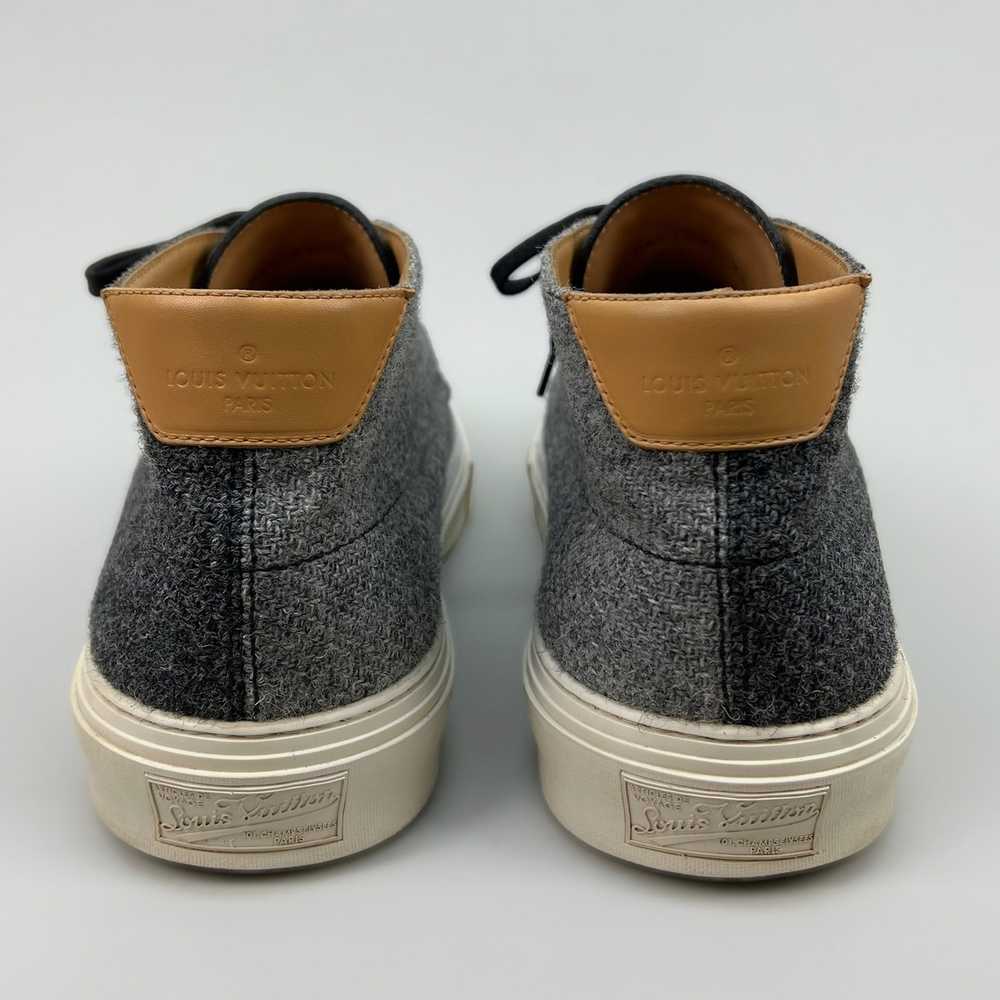 Louis Vuitton Desert boot sneaker leather wool 9.… - image 8