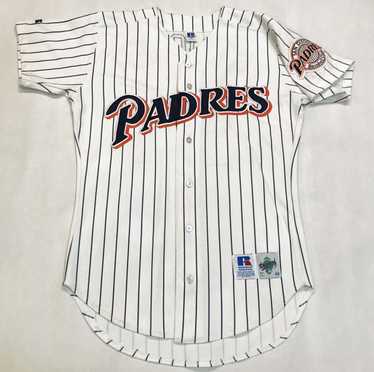 Vintage San Diego Padres Jersey Russell Athletic White Size XXL 2XL