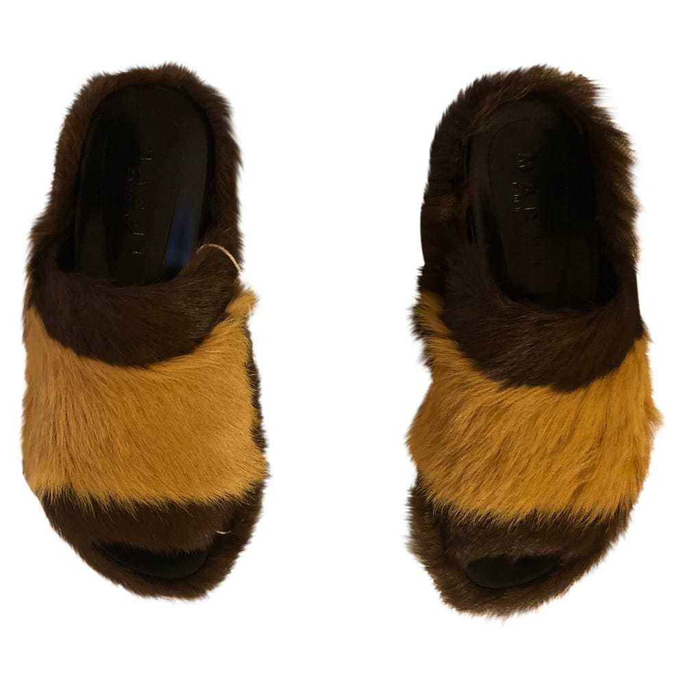 Marni Faux fur sandals - image 1