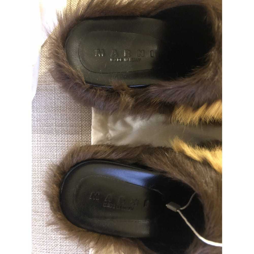 Marni Faux fur sandals - image 4