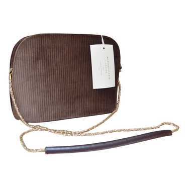 Sézane Victor velvet crossbody bag - image 1