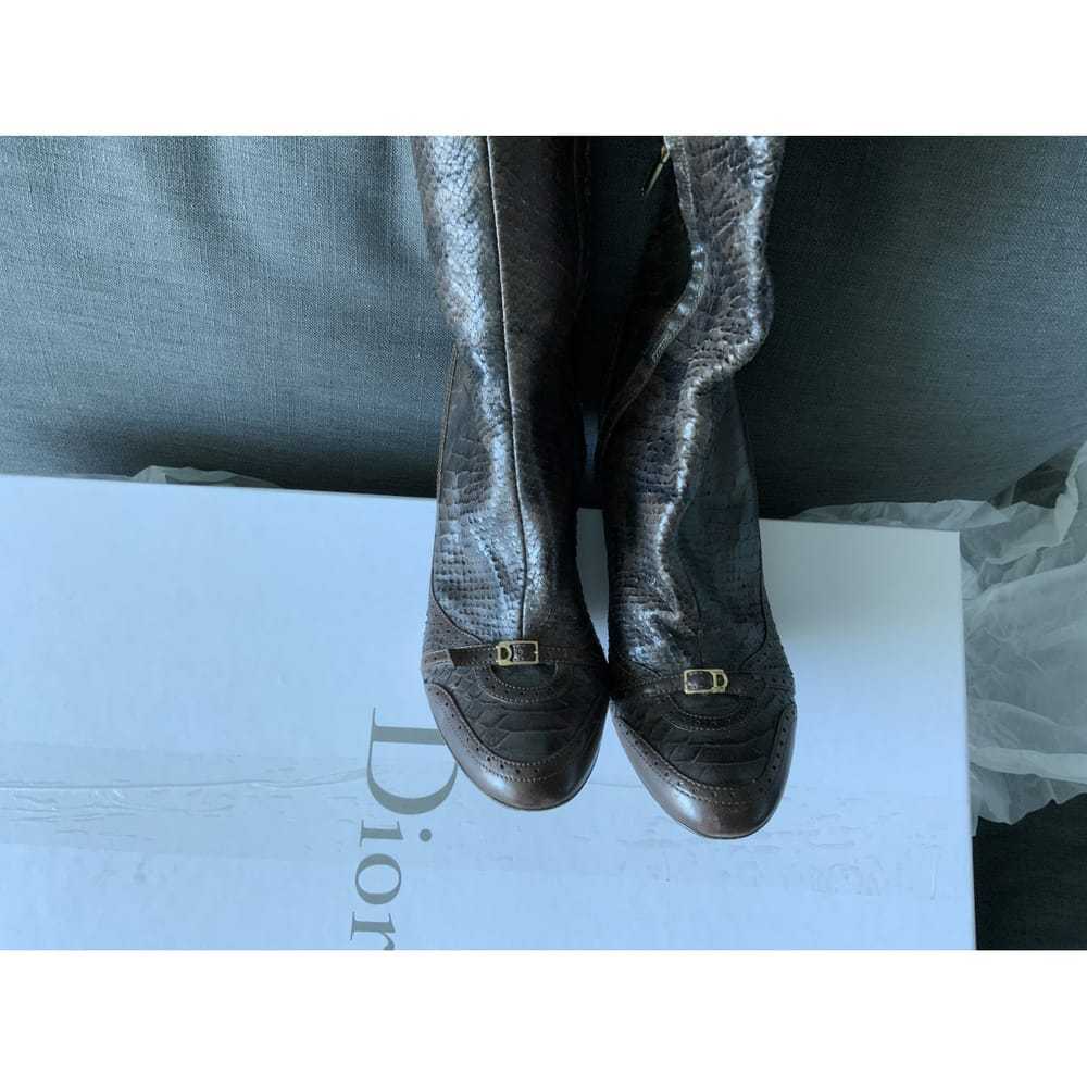 Christian Dior Leather boots - image 3