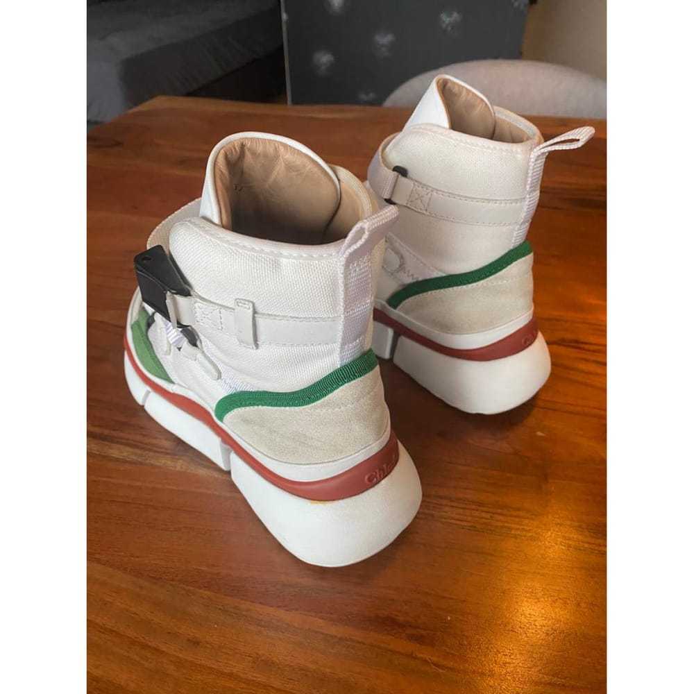 Chloé Sonnie leather trainers - image 3