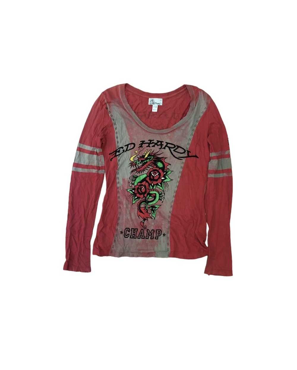 Ed Hardy Ed Hardy dragon longsleeve - image 1