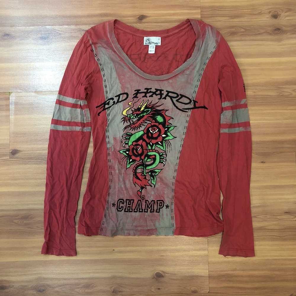 Ed Hardy Ed Hardy dragon longsleeve - image 2