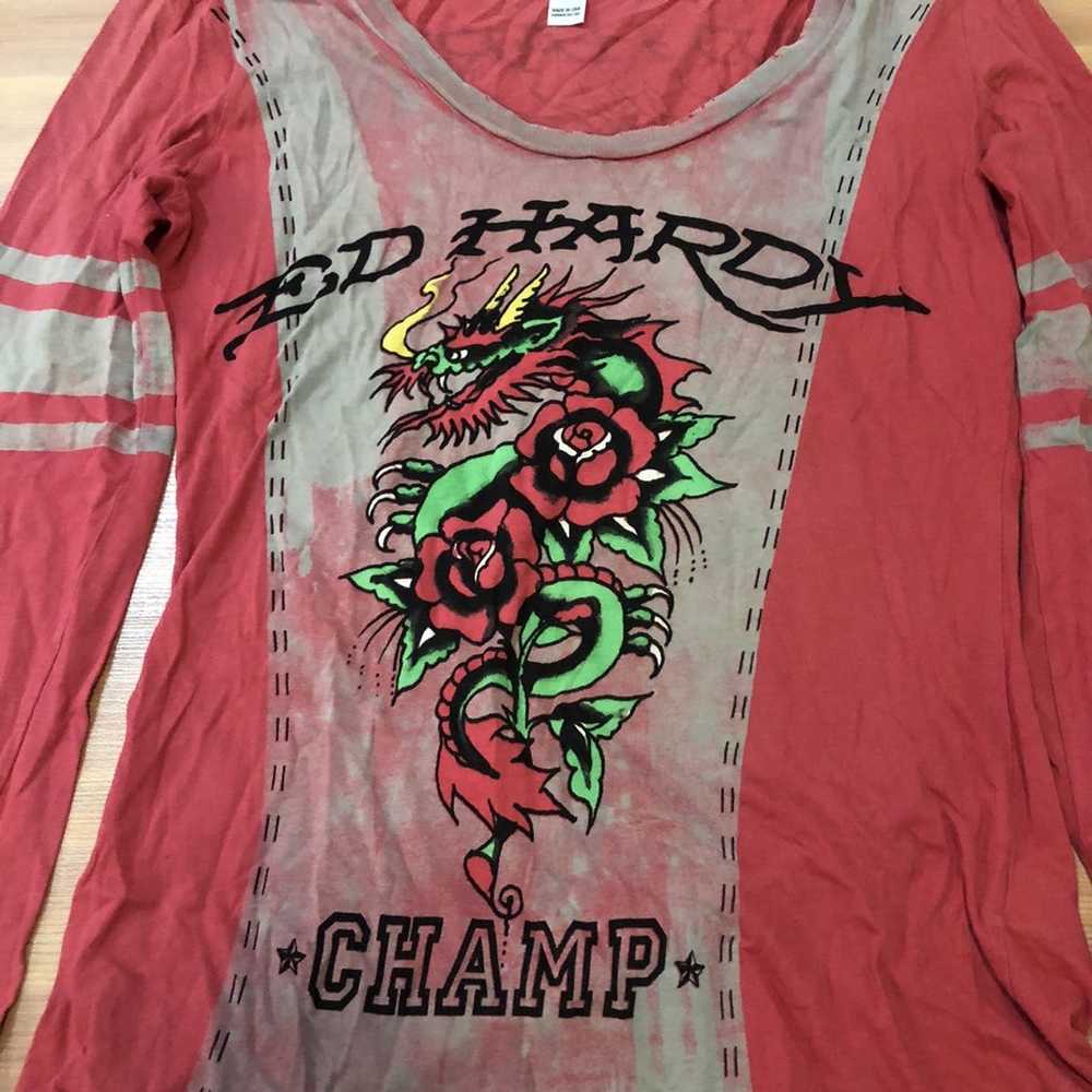 Ed Hardy Ed Hardy dragon longsleeve - image 3