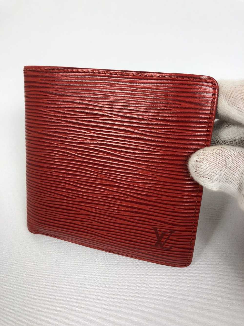 Louis Vuitton Louis Vuitton red epi wallet - image 1