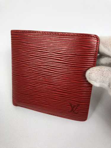 Louis Vuitton Louis Vuitton red epi wallet