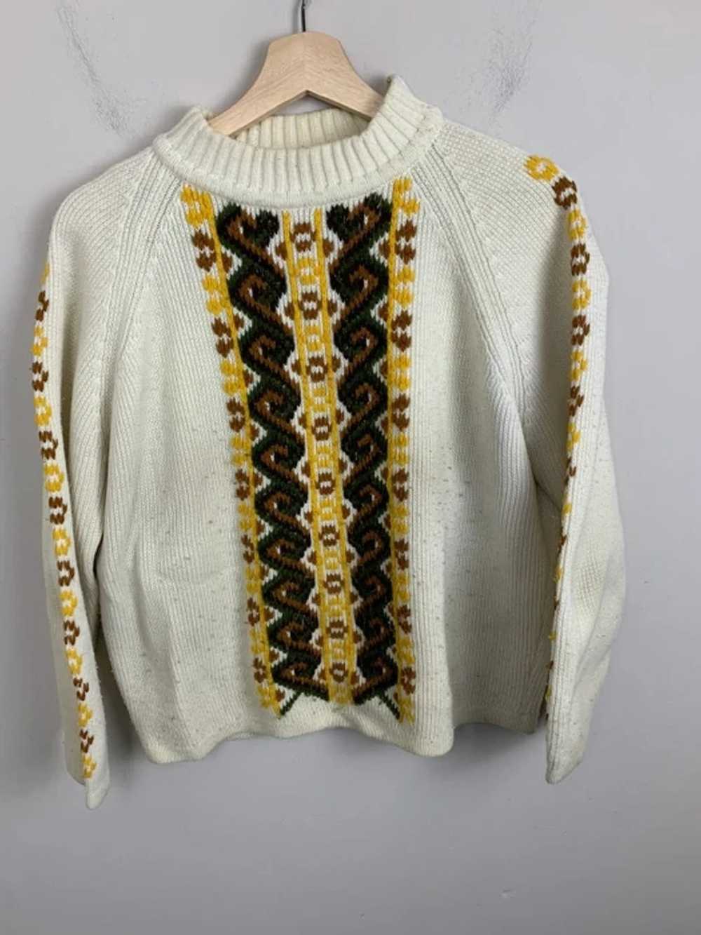 Coloured Cable Knit Sweater × Vintage Vintage Dai… - image 1