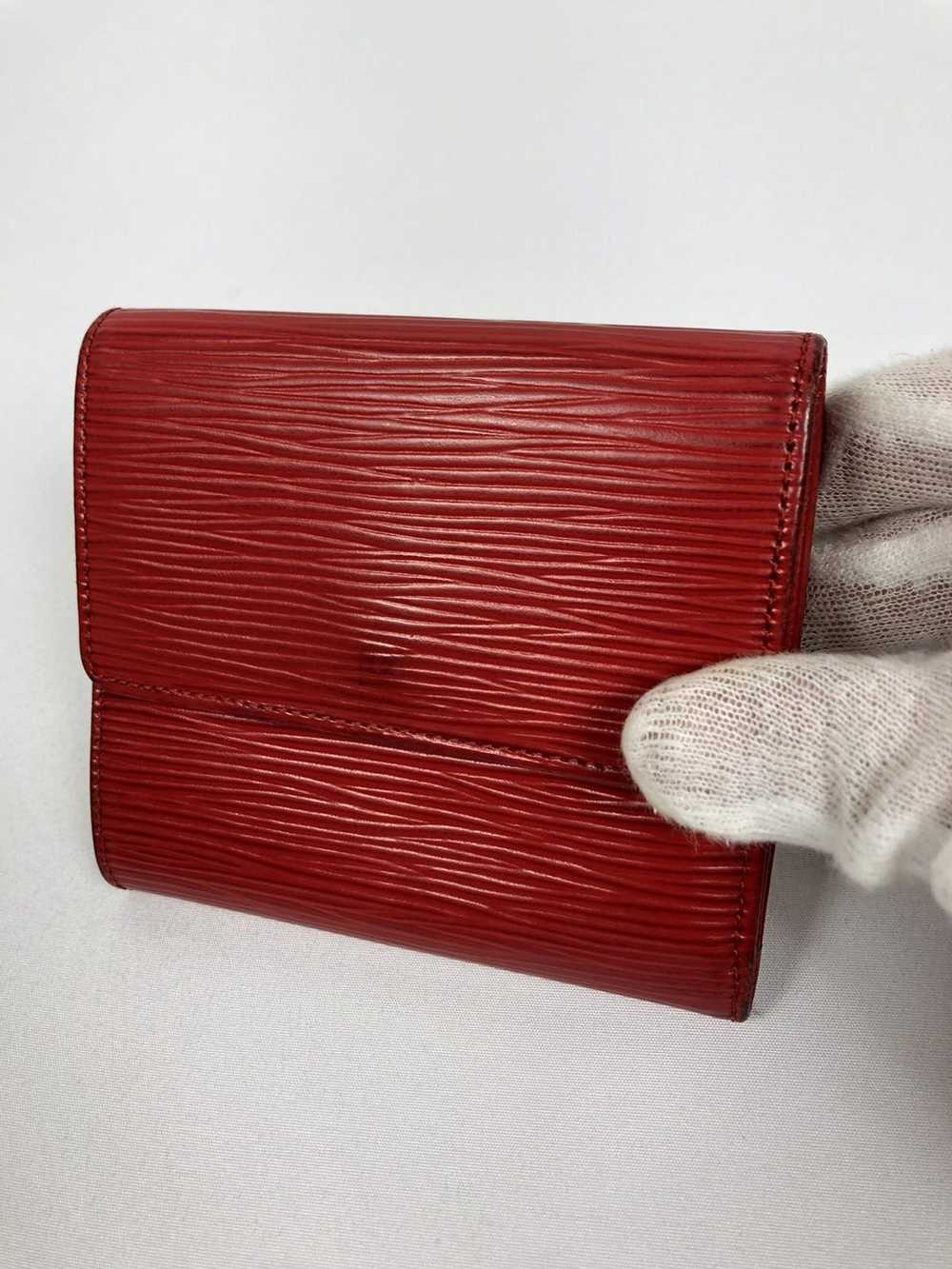 Louis Vuitton Louis Vuitton red epi trifold wallet - image 2