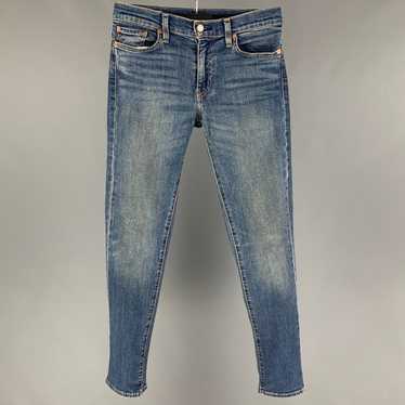 Levi's Blue Washed Cotton Jeans