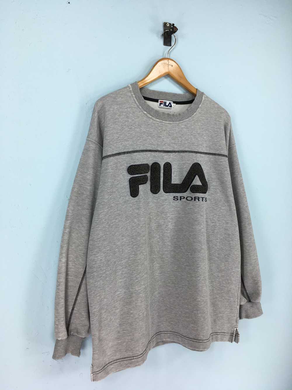 Fila × Sportswear Vintage FILA Jumper Sweatshirt … - image 3