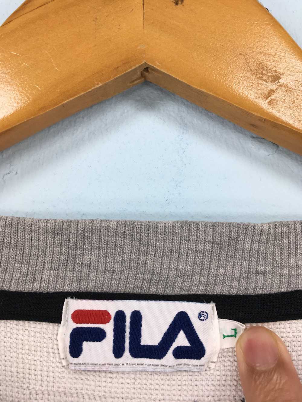 Fila × Sportswear Vintage FILA Jumper Sweatshirt … - image 5