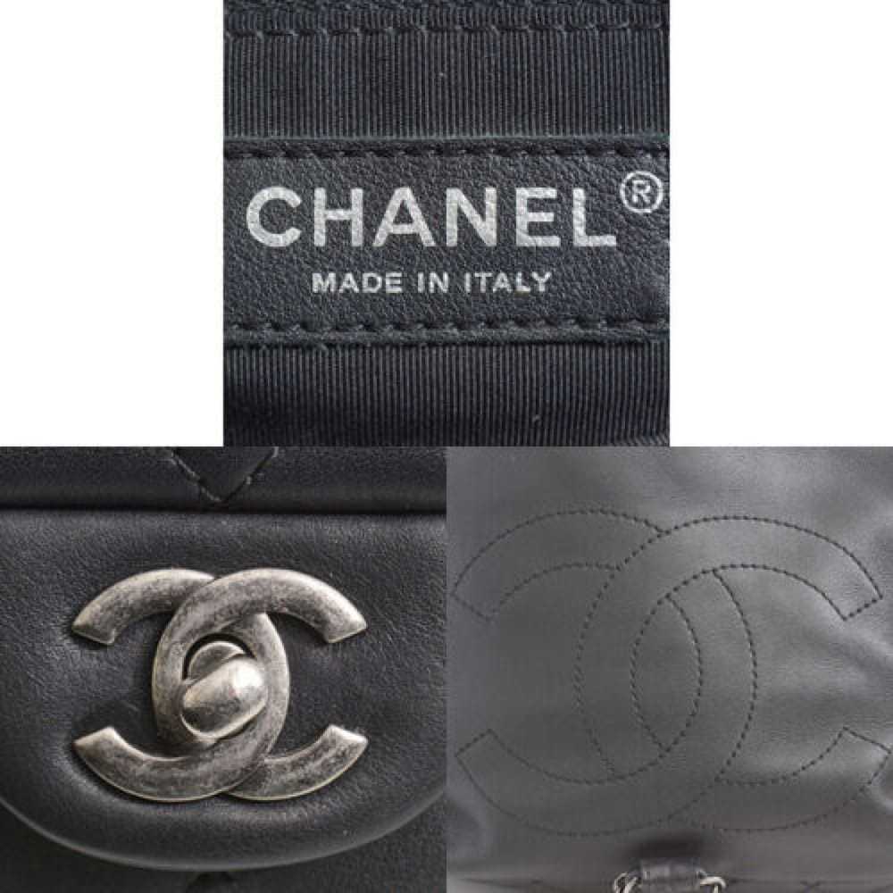 Chanel Leather backpack - image 4
