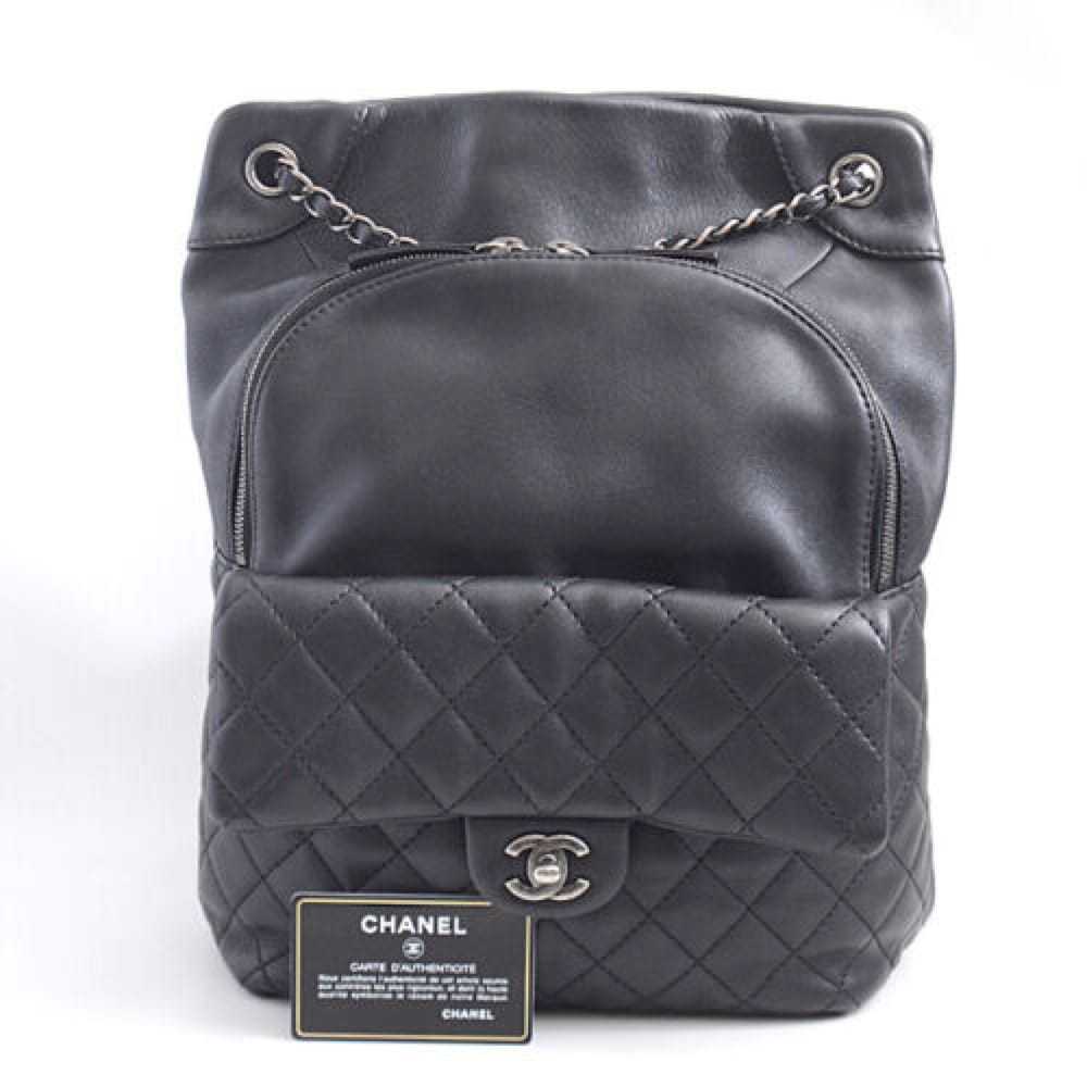Chanel Leather backpack - image 9