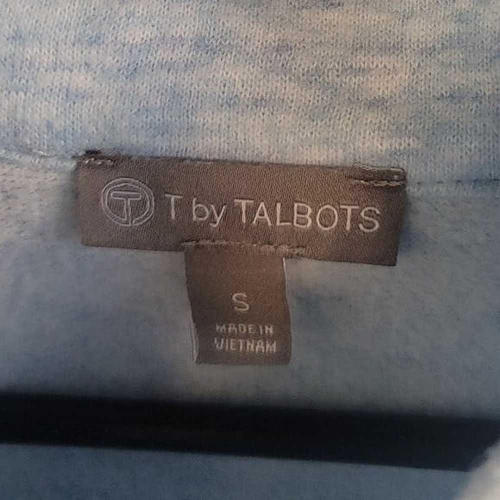 Other T by Talbots Heathered Blue Athletic Fleece… - image 2