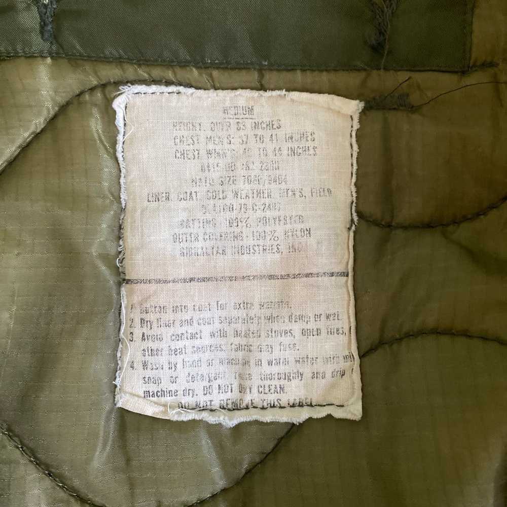 Military × Vintage Vintage Military Quilted Jacket - image 4
