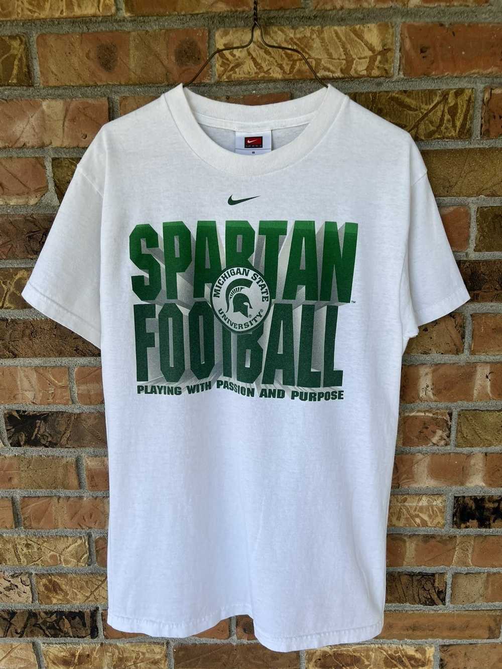 Nike × Vintage Nike Michigan State Football cente… - image 1