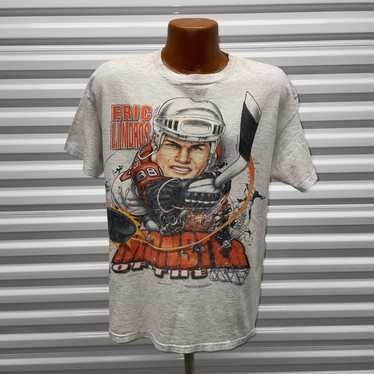Vintage Eric Lindros Philadelphia Flyers NHL Graphic T-Shirt • Size Large