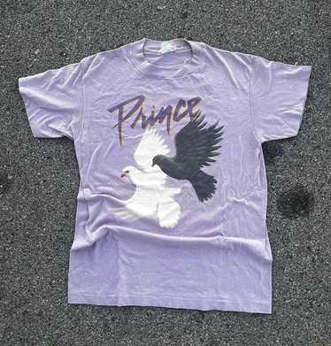 Prince Purple Rain Floral T-Shirt - White - Medium