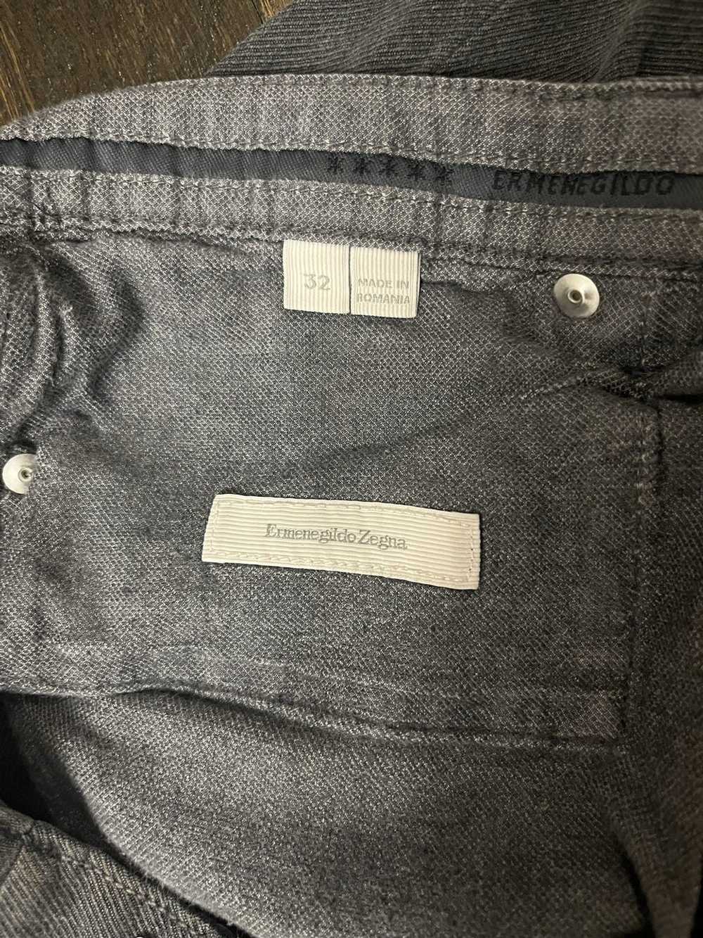 Z Zegna Grey Zegna Denim pants - image 4