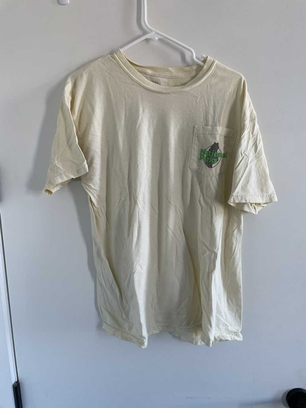 Louis Vuitton White National Parks Patches Tee