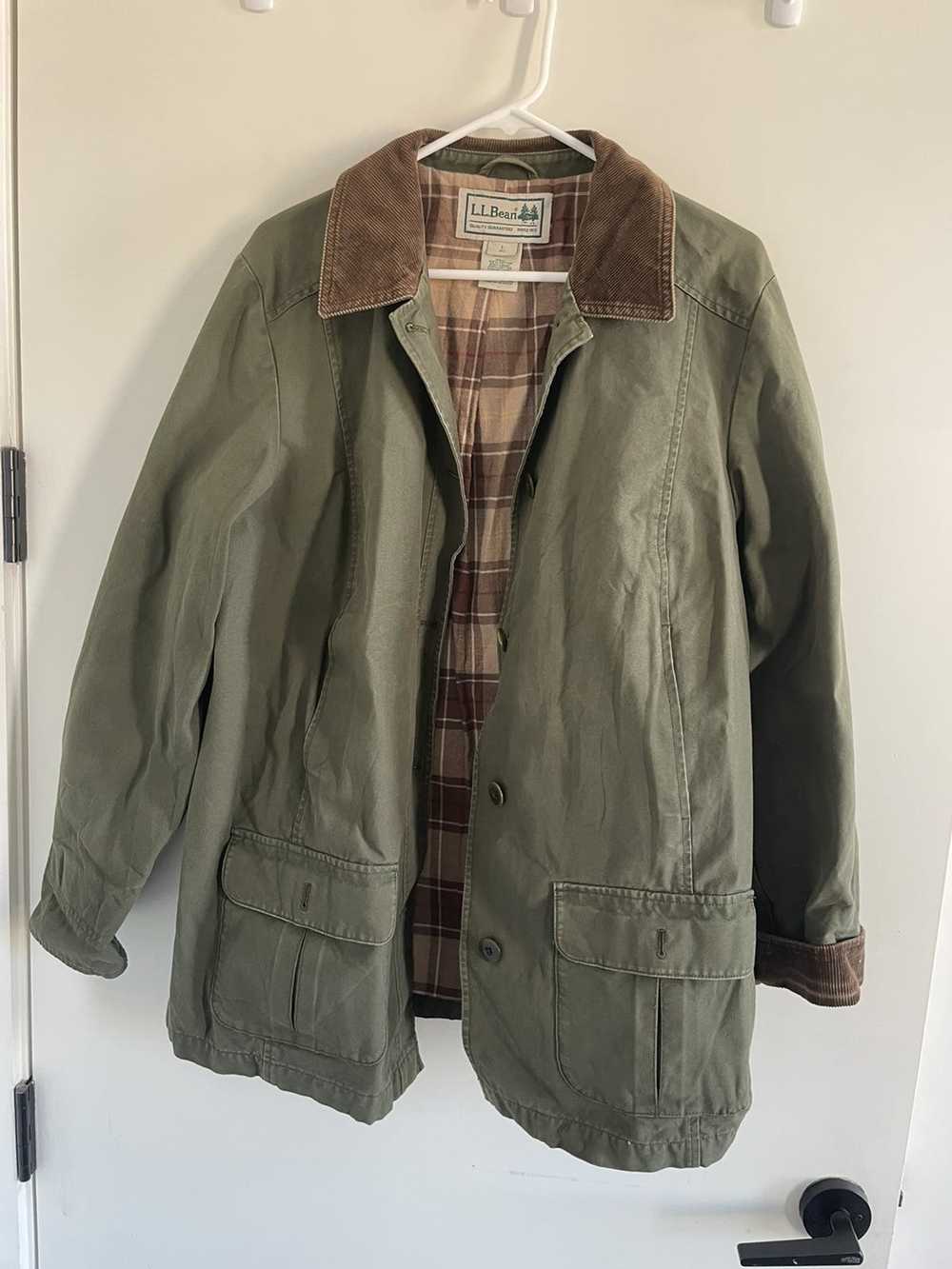 L.L. Bean LL Bean Vintage Jacket (Corduroy Trim) - image 1