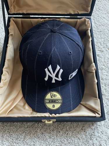 【US限定】 NEW ERA 59FIFTY New York Yankees Throwback Navy New Era Blue New York Yankee US Flag July 4 Metal Badge Logo