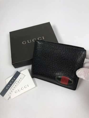 Gucci Gucci black leather bifold wallet