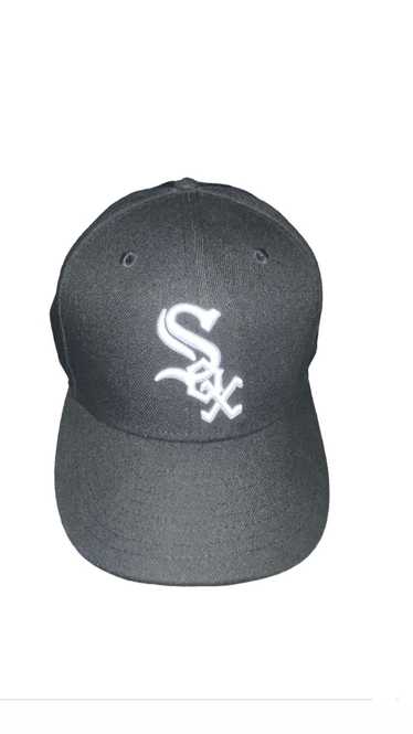 New Era Black White Sox Fitted