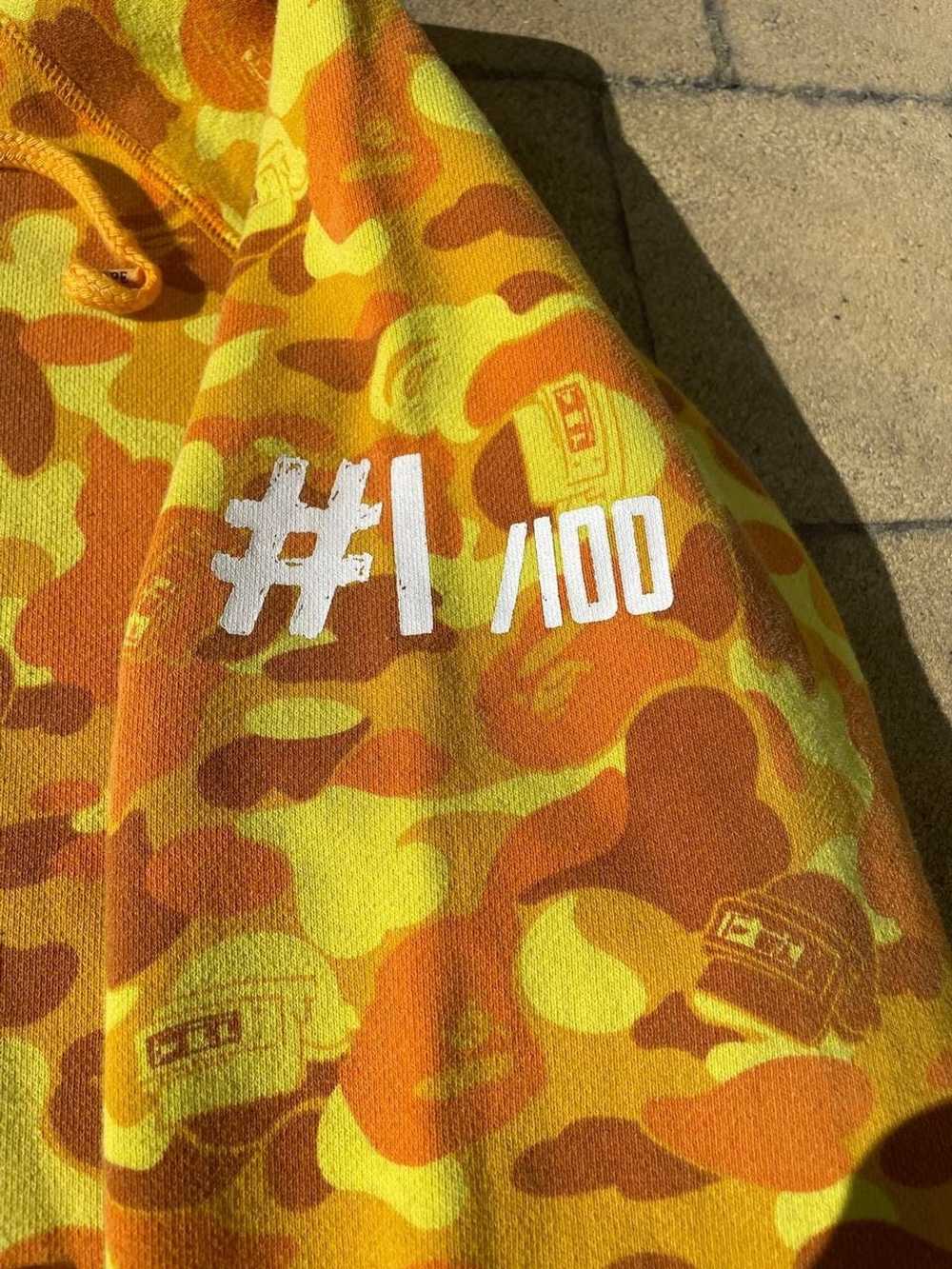 Bape Bape x PUBG Yellow Orange Camo Hoodie - image 8