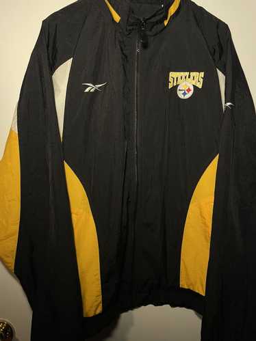 Vintage 90s Pittsburgh Steelers Windbreaker NFL Reebok 