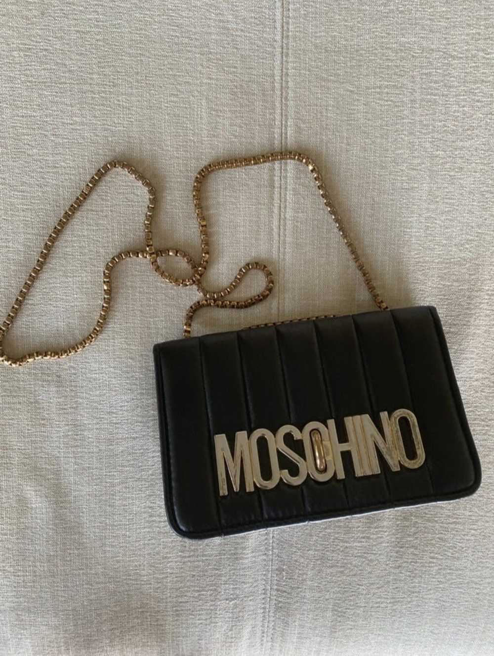 Moschino × Vintage Vintage moschino leather bag - image 1
