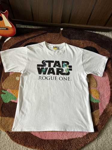 Bape Bape x Star Wars ROGUE ONE Tee White L - image 1