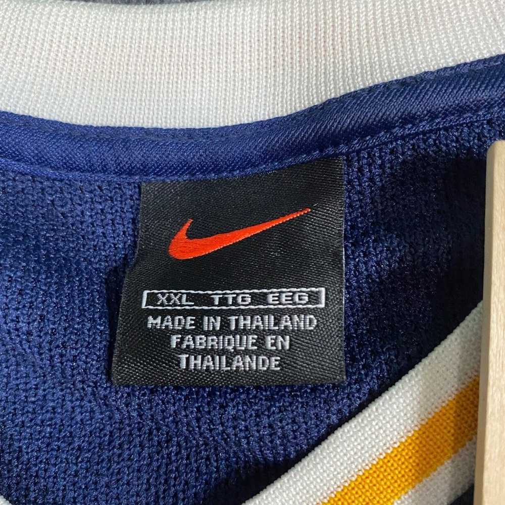 Nike Nike Jersey Shirt 2XL Blue Tear Away Embroid… - image 3