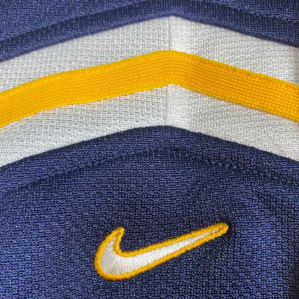 Nike Nike Jersey Shirt 2XL Blue Tear Away Embroid… - image 4