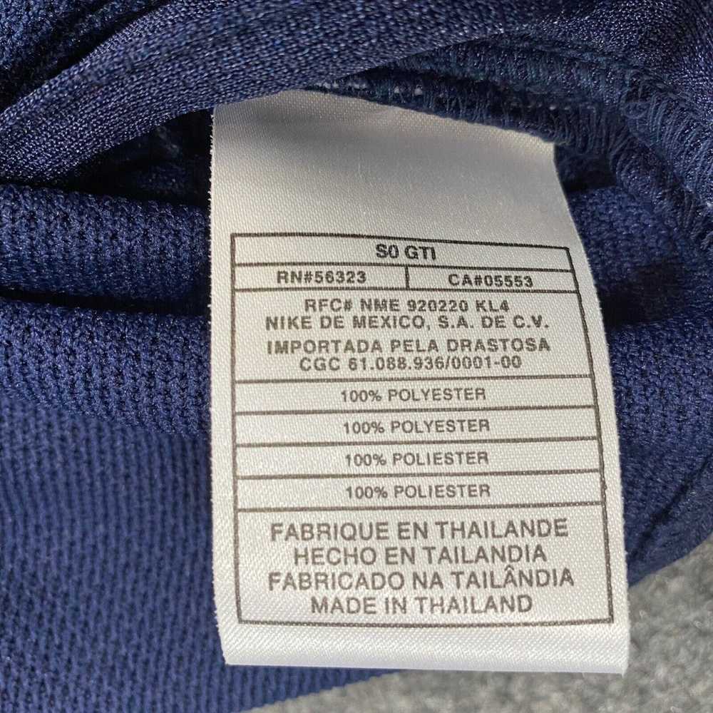 Nike Nike Jersey Shirt 2XL Blue Tear Away Embroid… - image 9