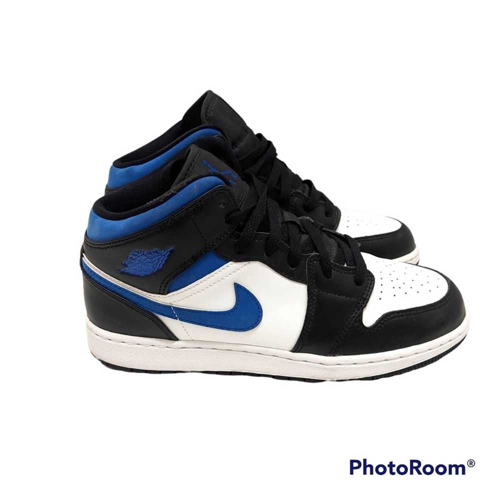 Jordan Brand Nike Air Jordan 1 Mid GS Racer Blue … - image 2