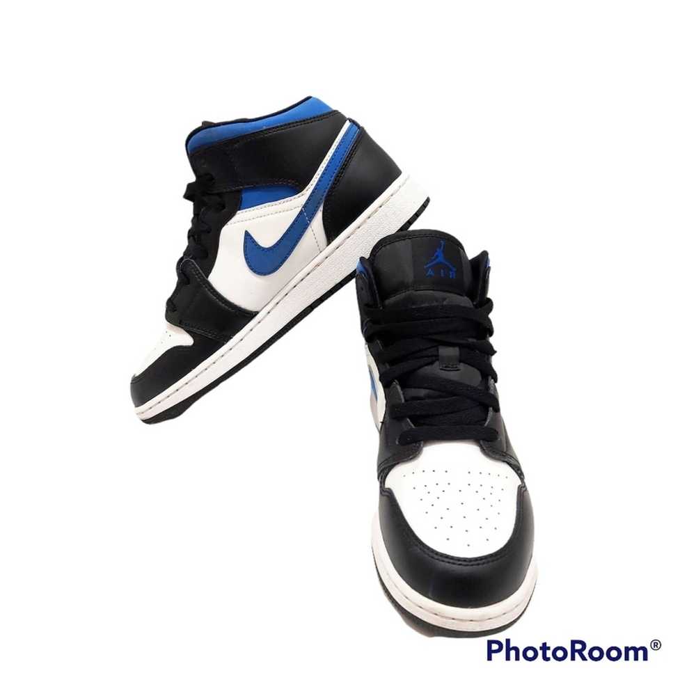 Jordan Brand Nike Air Jordan 1 Mid GS Racer Blue … - image 3