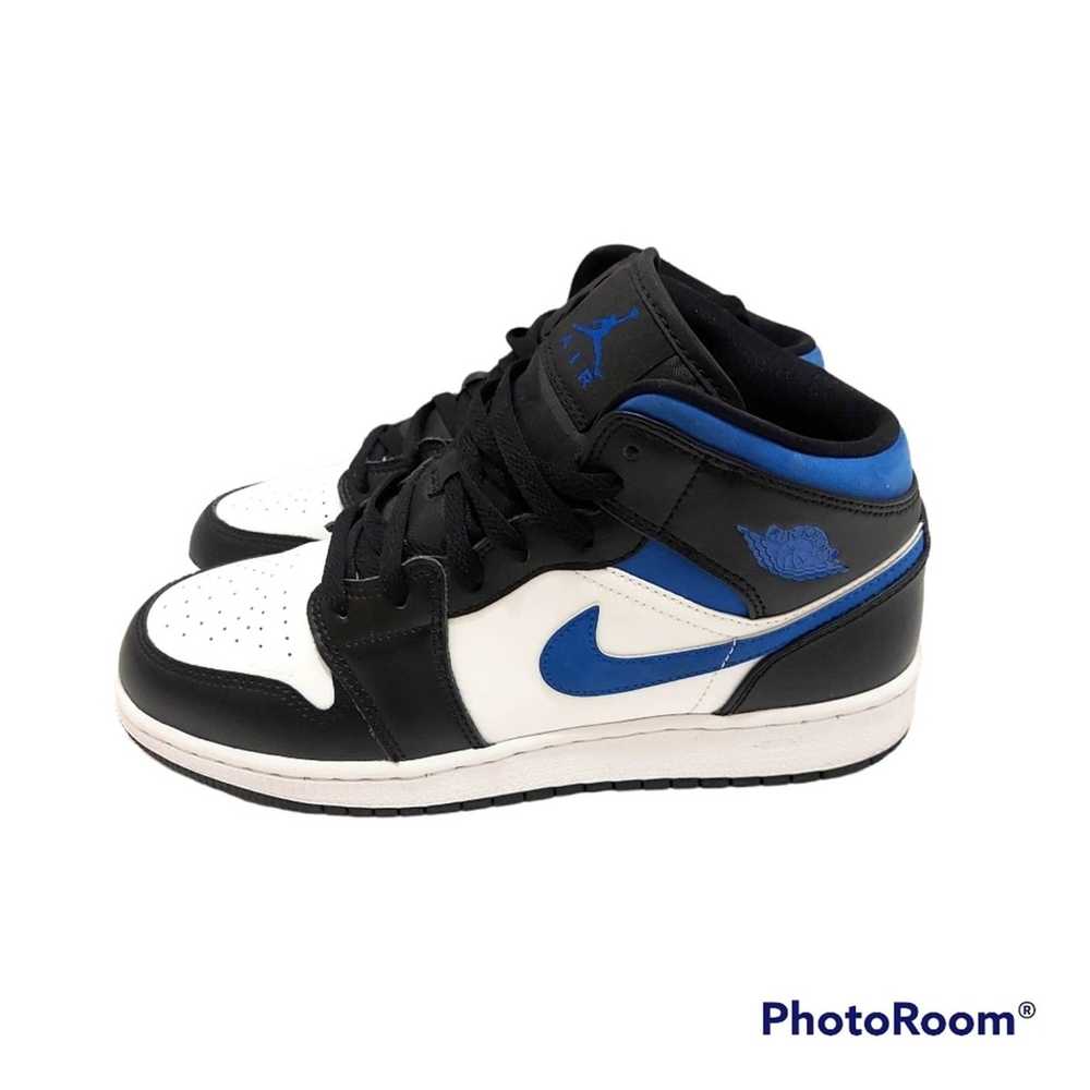 Jordan Brand Nike Air Jordan 1 Mid GS Racer Blue … - image 4