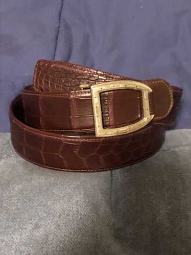 Stefano Ricci Stefano Ricci Crocodile Leather Belt