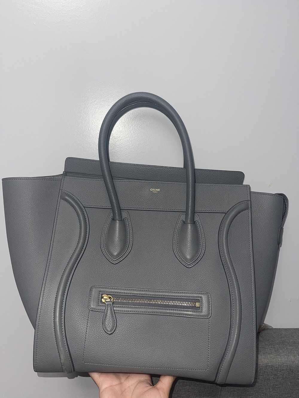 Celine Mini LUGGAGE HANDBAG IN BABY DRUMMED CALFS… - image 1