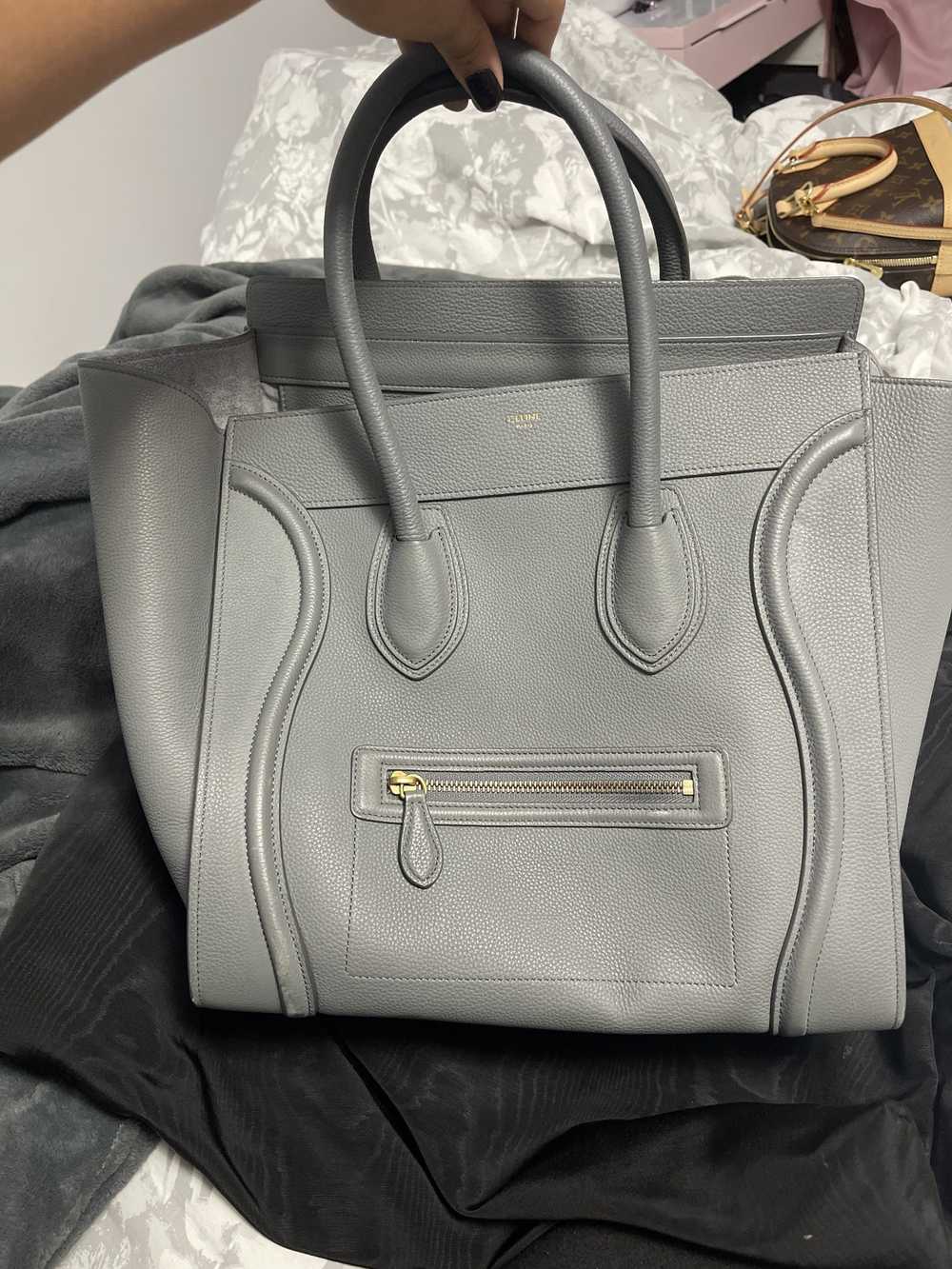 Celine Mini LUGGAGE HANDBAG IN BABY DRUMMED CALFS… - image 3