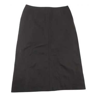 Celine Leather mid-length skirt - image 1