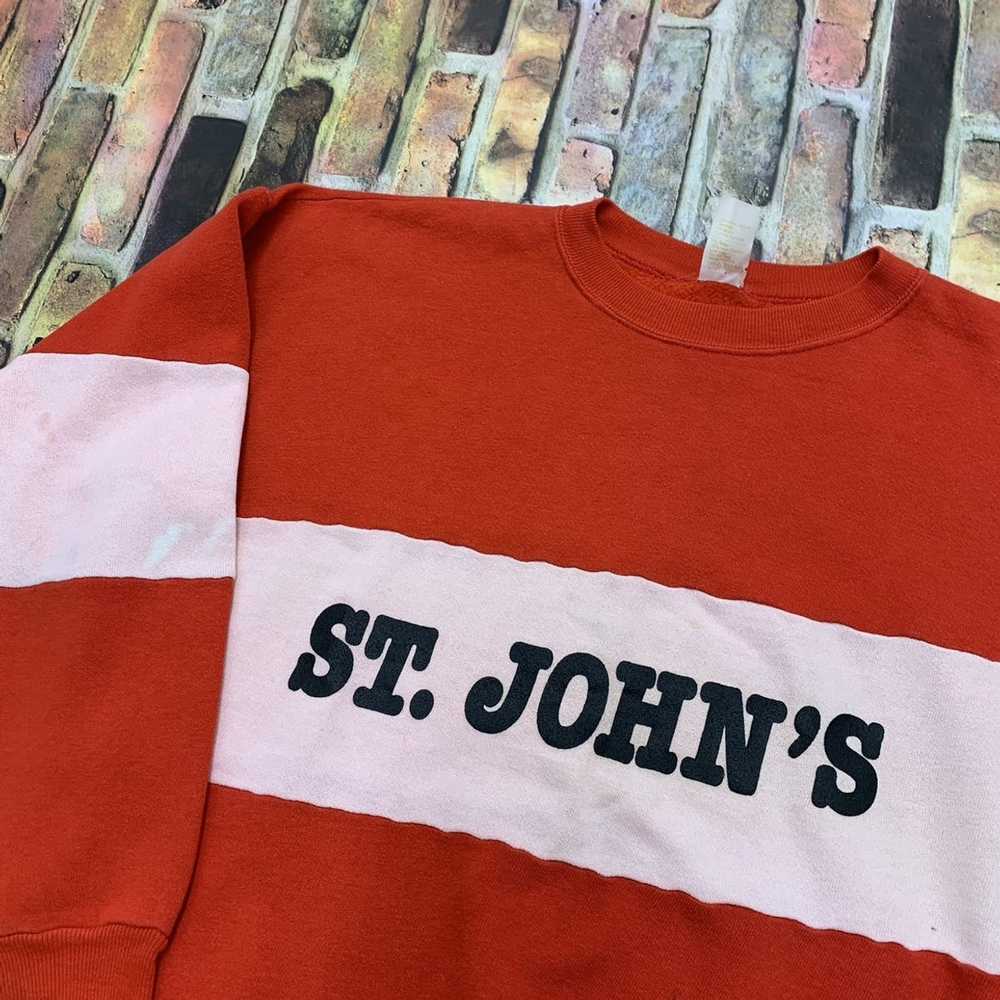 Collegiate × Vintage Vintage St. John’s Redmen sw… - image 3