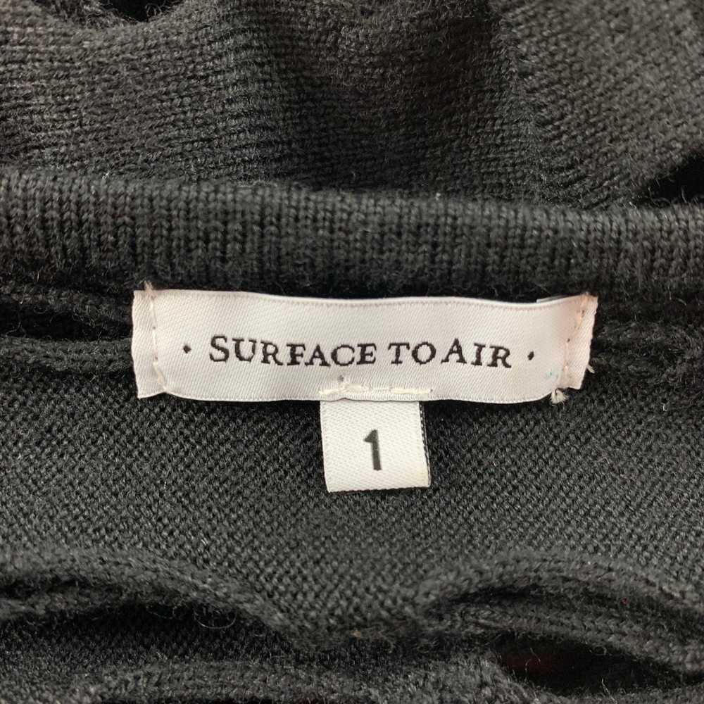 Surface To Air Black Merino Wool Cut Out Long Sle… - image 5