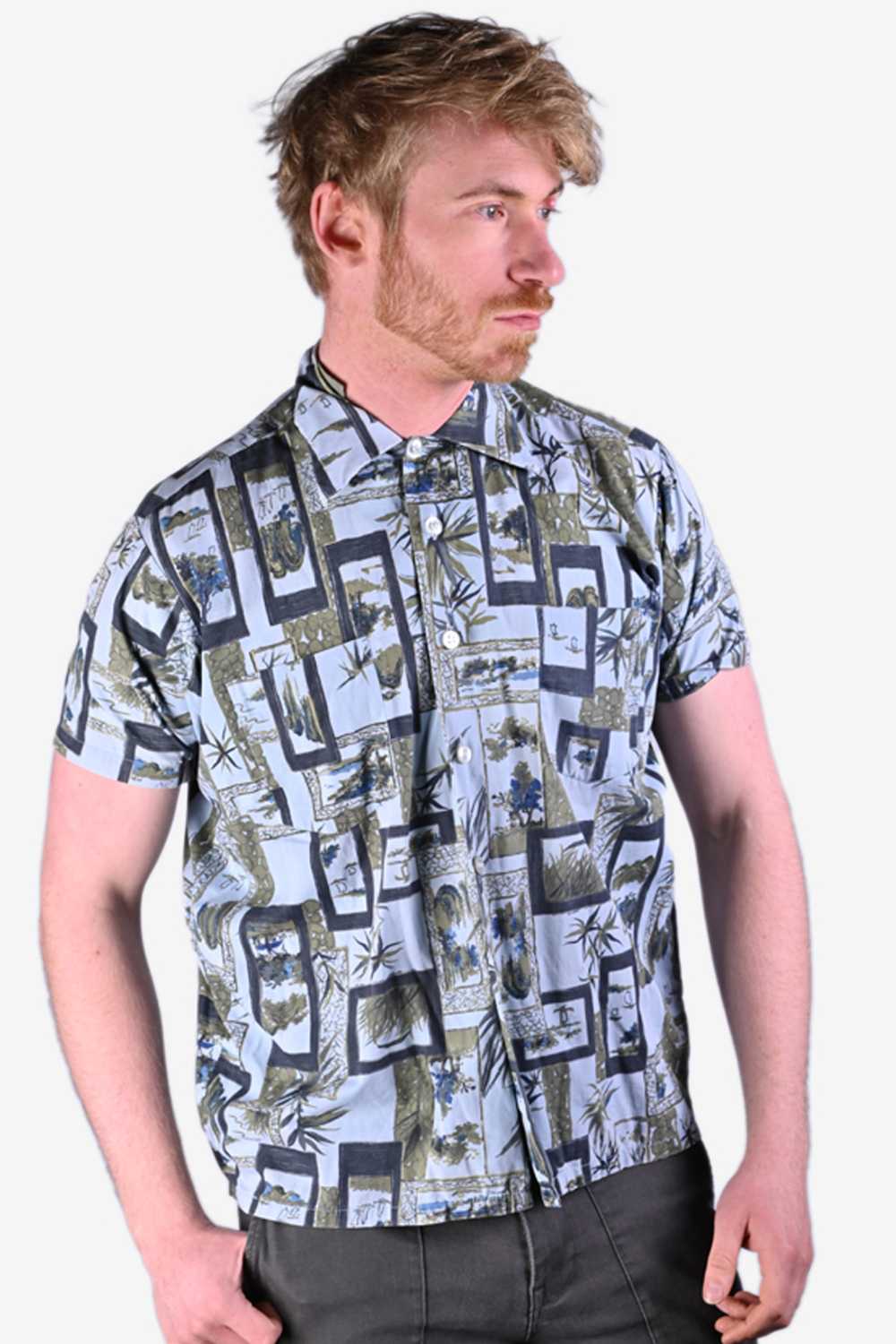 Vintage 1970’s Brutus Pattern Shirt | Size M - image 1