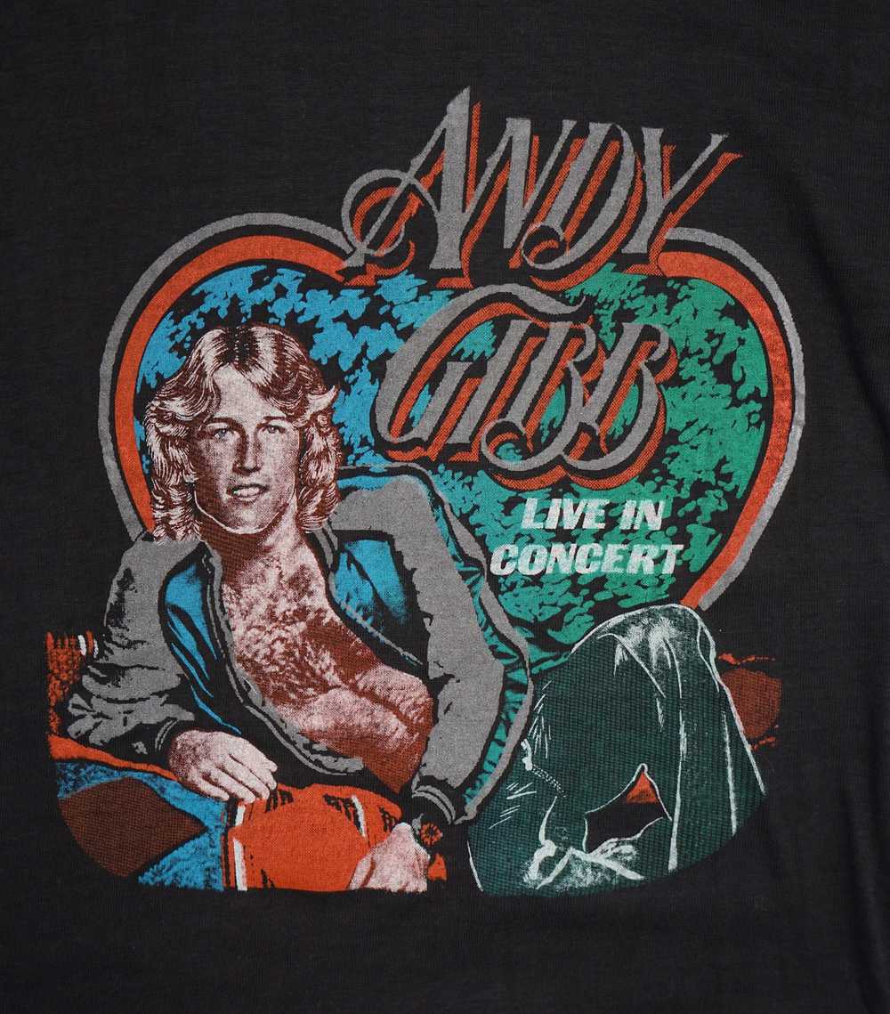 Andy Gibb Live In Concert Tee - image 4