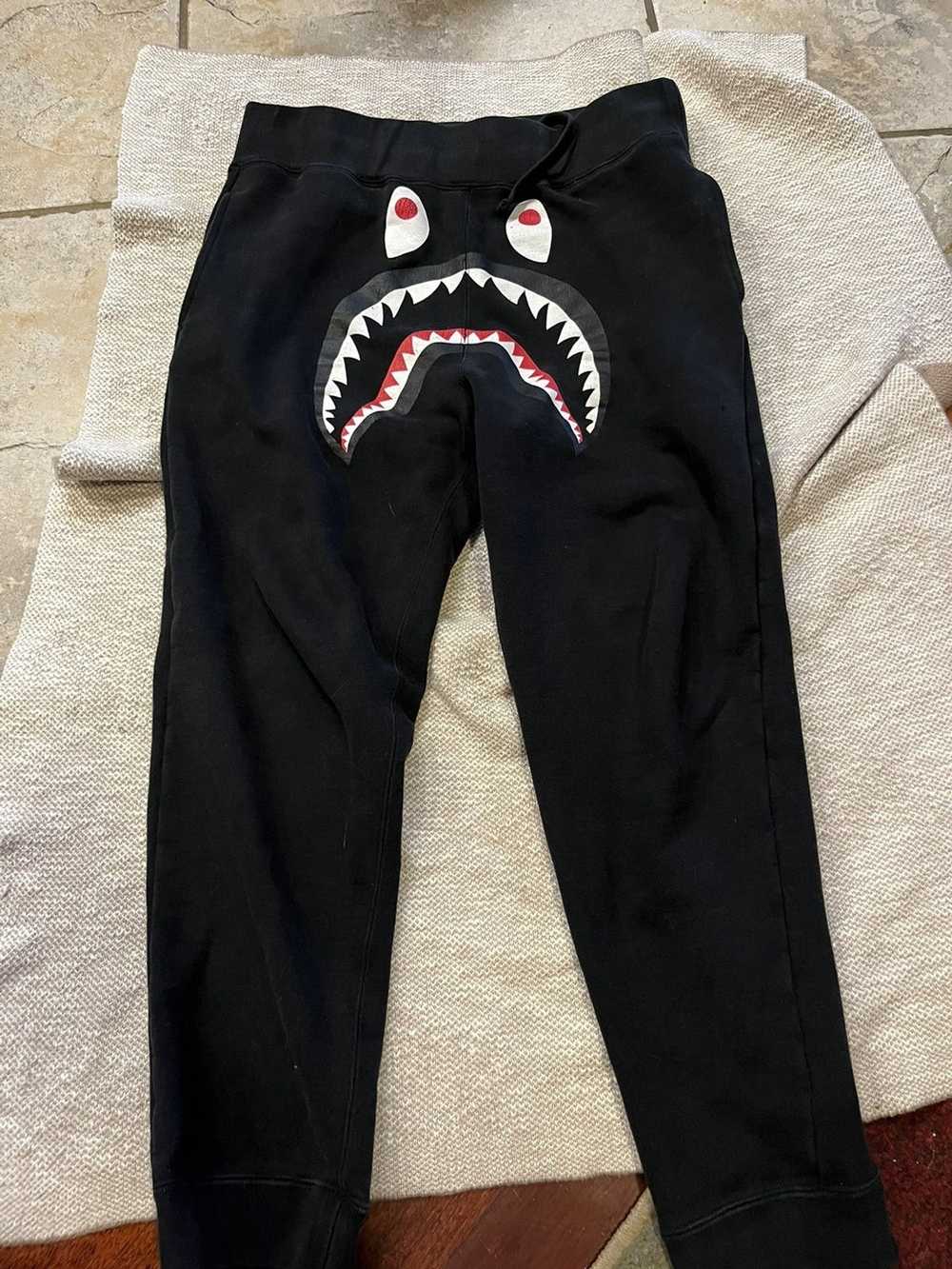 Bape Bape Shark Sweatpants - image 1